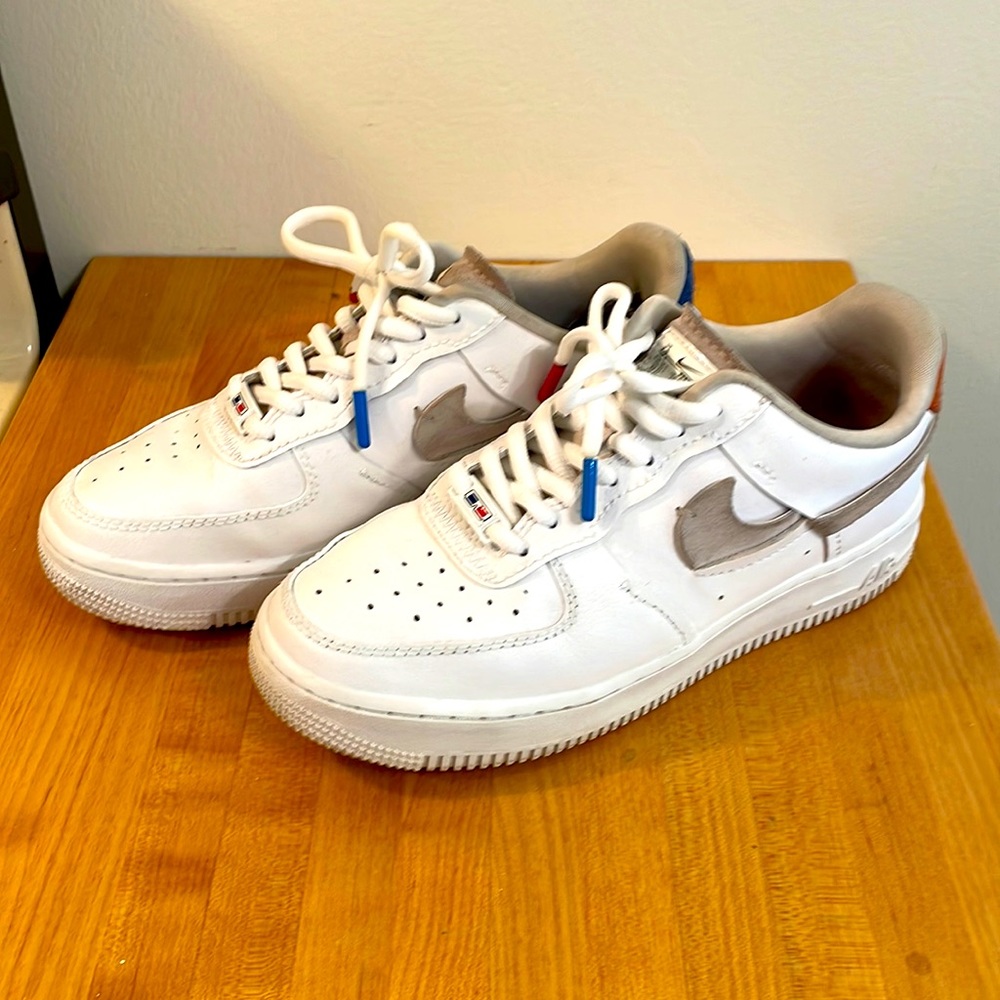 Nike Women Air Force 1 AF1 Jester 3D white mashup
